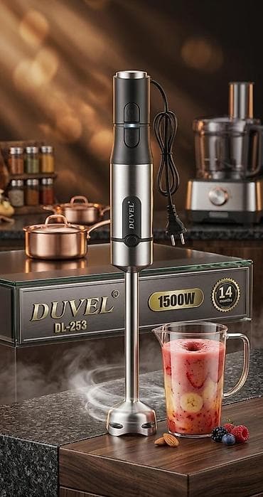 stranger things max: DUVEL DL-253 əl blenderi - Güc: 1500W - 2-i 1-də dizayn - Tam mis — 1