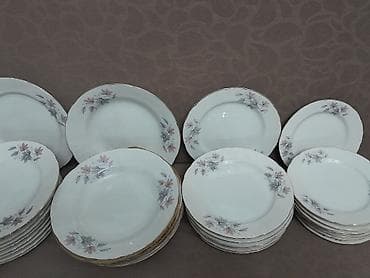 nahar servisi: Nahar dəsti, rəng - Ağ, Farfor — 4