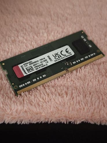 ddr 4 ram 8 gb: Kingston laptop RAM modulu YENİDİR! 4GB 2666MHZ DDR4 SODİMM ünvandan — 1