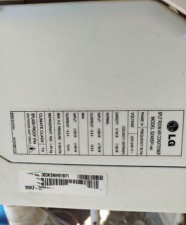 ikinci el iphone 10: LG split kondisioner – model S246SH Xüsusiyyətlər: - Tip: Divar tipli — 2