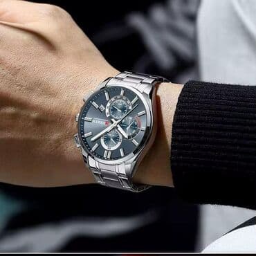 fosfor tesbeh: Yeni, Qol saatı, Curren, rəng - Gümüşü — 5