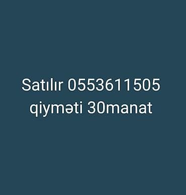 Satılır qiyməti 30manat alcı yıgsin 0553611505