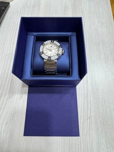 gumus bilerzikler: İşlənmiş, Qol saatı, Swarovski, rəng - Gümüşü — 1