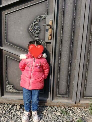 mekteb çantaları instagram: Uşaq qız üçün qışlıq şişmə kürk - Rəng: çəhrayı - Üst hissə — 1