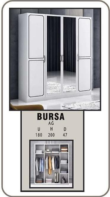 Bursa qarderob,şkaf,dolab Fabrik istehsalı mebellərin topdan qiymətlə