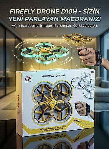 Firefly Drone D10H – jest idarəetməli, infraqırmızı maneədən yayınma