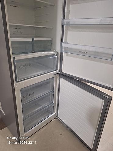 xaladelnik satisi: 2 qapılı Bosch Soyuducu Satılır, rəng - Gümüşü — 3