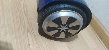 Охота и рыбалка: Elektrikli hoverboard / giroskutər - Rəng: mavi korpus, qırmızı — 4