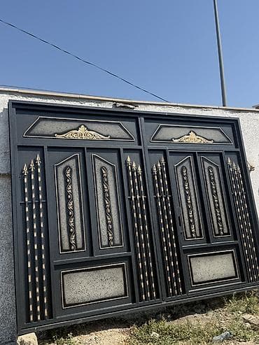 dəmir deşən: Salam Darvaza Yenidir Eni-3.50 Hündürlük-2.60.Darvaza İçəri Açılandır — 3