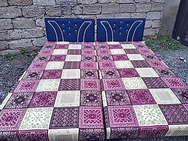ev qapilari islenmis: Təzə çarpayılar. 1 nəfərlik çarpayılar 60manat. 2 nəfərlik taxt — 9