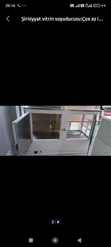 kreditle vitrin soyuducu: Şirniyyət üçün, 150 * 150 * 60, İşlənmiş, Ünvandan götürmə — 5