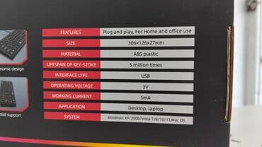 klaviatura: Cihazlar üçün klavyatura usb ilə yenidir mini klavyatura istəyənlər — 3