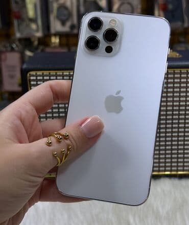 IPhone 12 Pro, 128 GB, Ağ, Zəmanət, Face ID, Sənədlərlə
