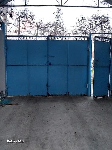 col qapi: Dəmir Həyət darvazası, Yana açılan, Mexaniki, Qapı ilə, rəng - Mavi — 3