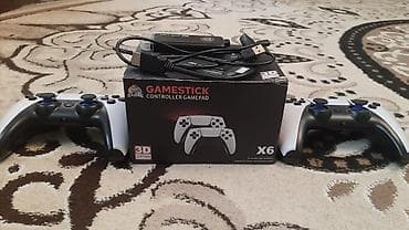 tv set: Gamestick X6 TV oyun seti Məhsulun tərkibi: - 2 ədəd simsiz gamepad — 1