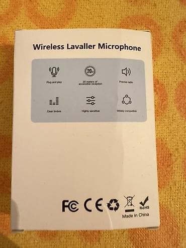 Yeni Simsiz (Bluetooth) Mikrofon Ödənişli çatdırılma — 2