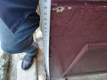 ucuz demir qapi: Metal qapı dəsti – ölçüləri göstərilib - Qapı qanadının hündürlüyü — 3