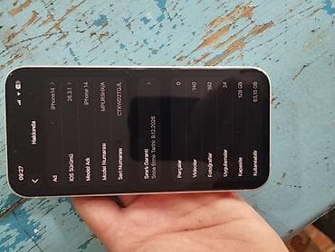 iphone 13 pro ekranı: IPhone 14, 128 GB, Ağ, Zəmanət, Kredit, Qırıq — 7