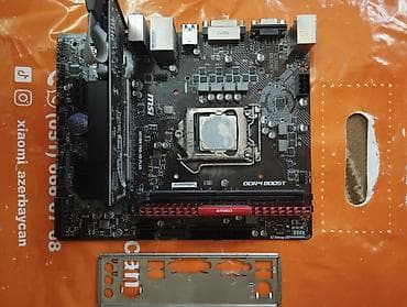Masaüstü kompüterlər və komponentlər: MSİ H310M PRO-VD PLUS ana plata satılır + CPU İ3-9100F + Ram DDR4 (8 — 1