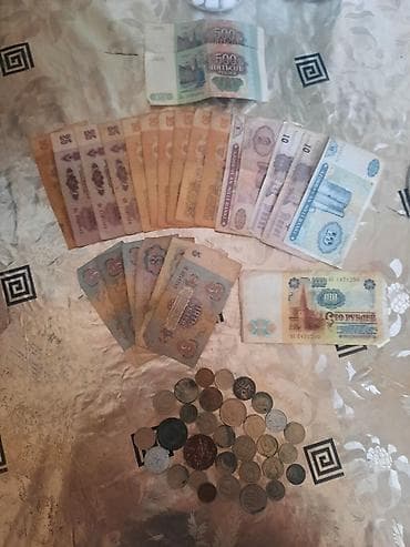 Kolleksiya üçün sovet və postsovet dövrünə aid pul vahidləri dəsti — 1