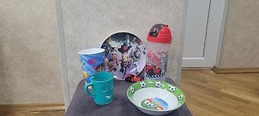 Tezediler 1ededi 1 man usaqlar ucun yemek ve su qablari — 4