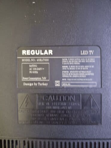 Tvboxs ile bir yerde satilir REGULAR LED TV – Model 40RA7000 - Ekran