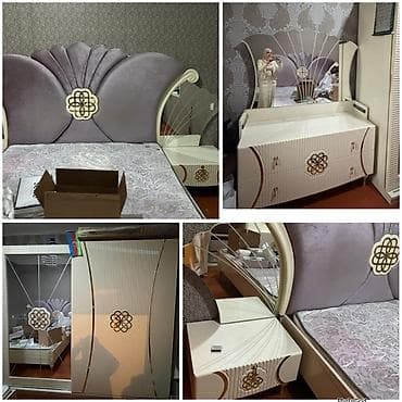 ingrid baza: İkinəfərlik çarpayı, Dolab, Termo, 2 tumba, İşlənmiş — 1