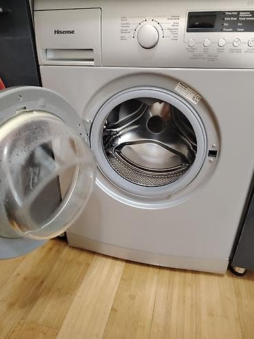 hisense wfea 6010: Paltaryuyan maşın Hisense, 7 kq, İşlənmiş, Avtomat, Qurutmasız — 4