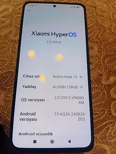 macbook 13: Xiaomi 13, 128 GB, rəng - Qara — 3