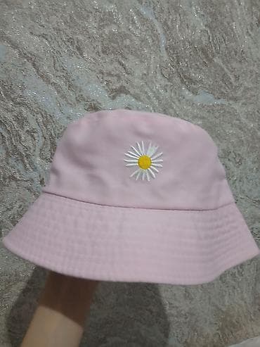 Çiçək naxışlı ikiüzlü bucket papaq - Model: Klasik bucket (balıqçı) — 2