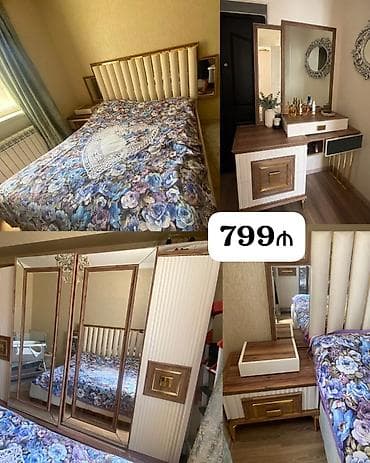 Endirim olundu 🛑🛑Yataq dəsti satılır 799₼. matrası və bazası var.Ünvan