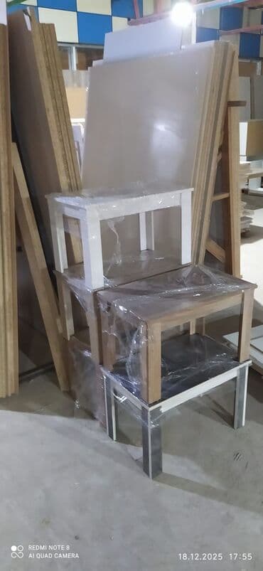 Jurnal masası, Yeni, Açılmayan, Laminat, Dördbucaq masa