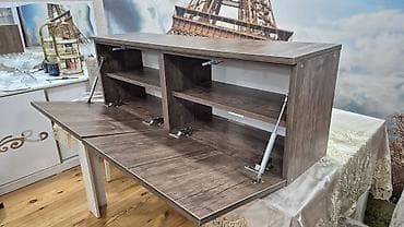 metbex esyalari: Mebel modulü – divar asma dolabı - Material: ağac teksturalı — 5