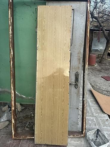 İkitərəfli metal qapı dəsti - Material: qalın metal təbəqədən