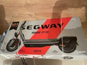 scuter electric: - Ninebot F3, 2024 il — 1