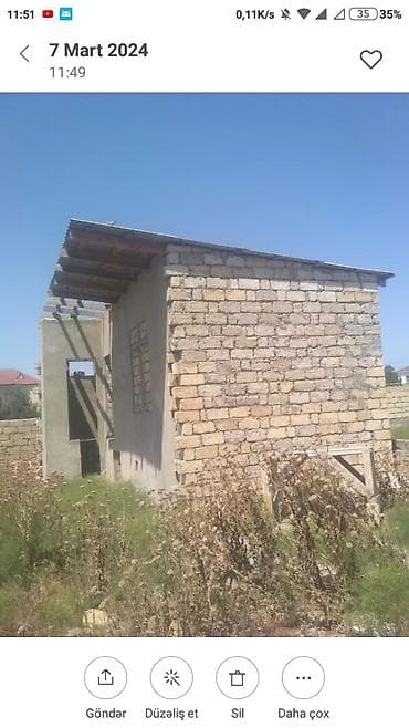 bine torpag: 2500 sot, Tikinti, Mülkiyyətçi, Bələdiyyə — 1