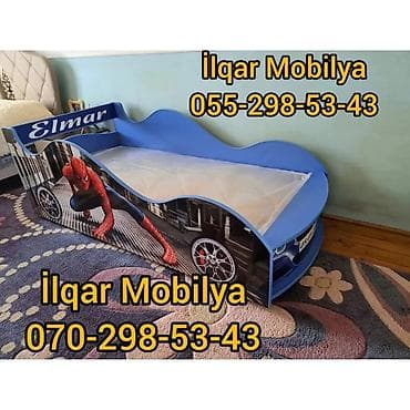 Детская мебель: Новый, На заказ, Кровать-машина, Без матраса, Без выдвижных ящиков — 3