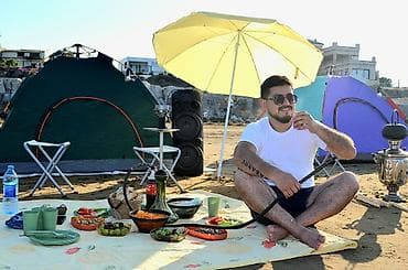 Çadırlar: 🔴ICAREYE VERILIR🔴Portativ kamp çadırları – sahil və dağ üçün sürətli — 1