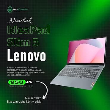 honor magicbook intel: Yeni Lenovo IdeaPad, 15.6 ", AMD Ryzen 5, 512 GB, Pulsuz çatdırılma — 1