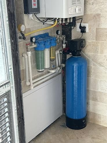 Tam ev üçün su təmizləmə və yumşaltma sistemi - Mərkəzi su filtrləri