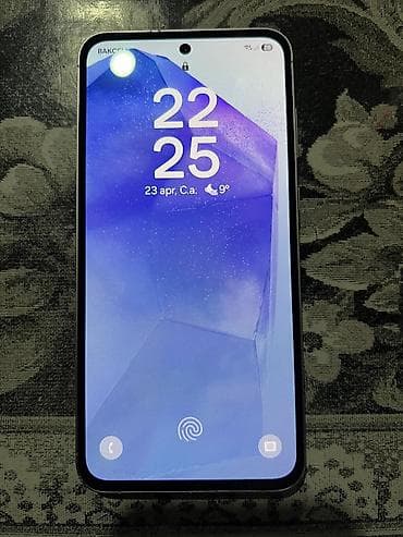 samsung galaxy a10 ekran: Samsung Galaxy A55, 128 GB, rəng - Bənövşəyi, Barmaq izi — 3