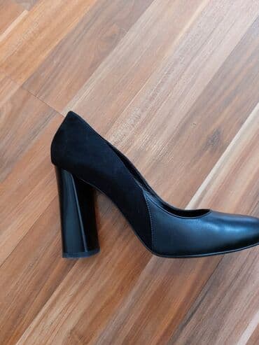 4xl nece razmerdi: Tuflilər, Ölçü: 37, rəng - Qara, İşlənmiş — 3