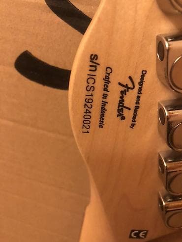 Squier by Fender Telecaster elektrik gitar Гитара Telecaster Teze — 4