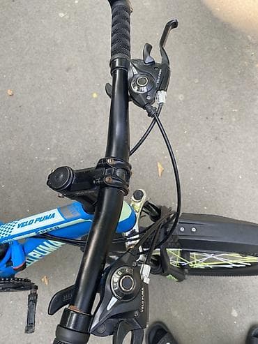 Velo Puma dağ velosipedi - Rəng: mavi-göy çalarlı gövdə, qara detal