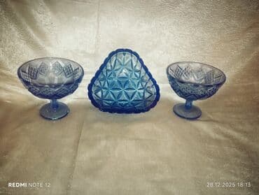 piknik sufresi: Mavi sürahi və stəkan dəsti - Dəst: 1 ədəd sürahi + 6 ədəd stəkan - — 6