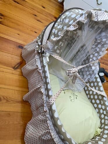 yuxuda körpe uşaq görmek: Uşaq beşiyi – portativ körpə səbəti - Model: yumşaq portativ — 4