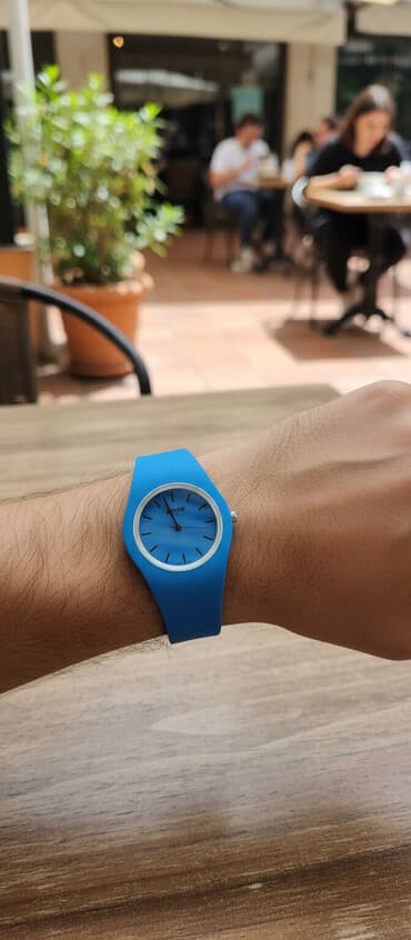 gumuş kəmər: Yeni, Qol saatı, VMF, rəng - Mavi — 2