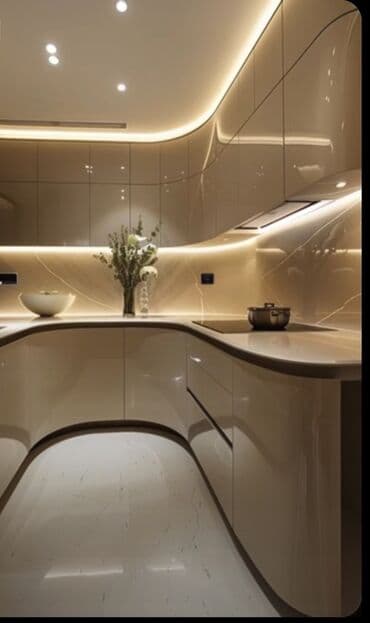 stolüstü işıq: Sifarişlə mətbəx dəsti, Özü çəkən petlələr, Mat laminat, Kredit var, Pulsuz çatdırılma, Rayonlara çatdırılma — 6