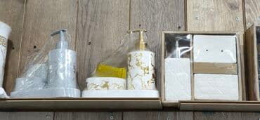 hamam üçün rəflər: Vanna otağı aksesuar dəstləri - Maye sabun üçün dispenser: pompalı — 1