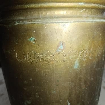 Qədim samovar, 1870 il, Mis